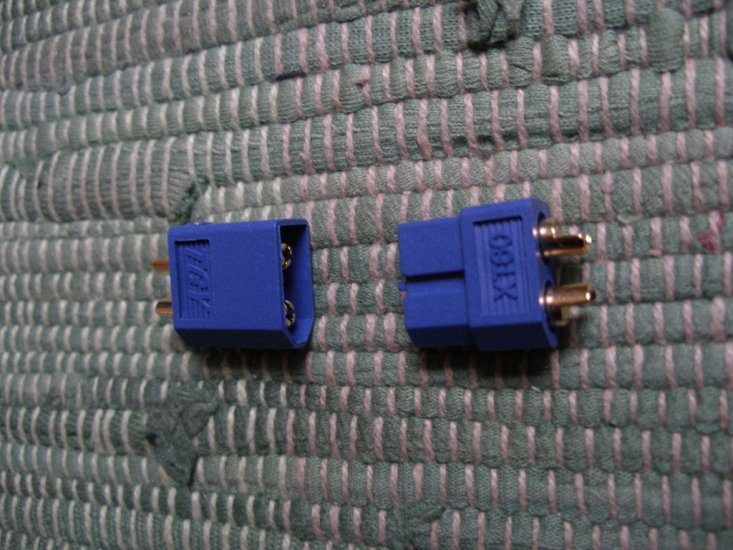 XT60 Hochstromstecker, blau, 1 Paar, genuine - zum Schließen ins Bild klicken