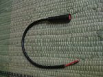 2Pin Ebike Stecker, female, 8mm D., mit ca. 20cm Kabel