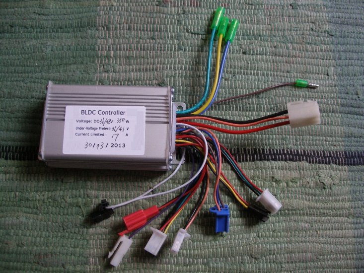 Controller 250 - 500 Watt 36 / 48 Volt, 17 Ampere - zum Schließen ins Bild klicken