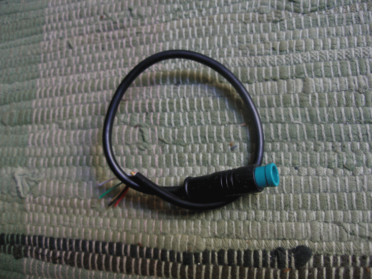 5Pin Ebike Stecker, male, 8mm D., mit ca. 20cm Kabel - zum Schließen ins Bild klicken