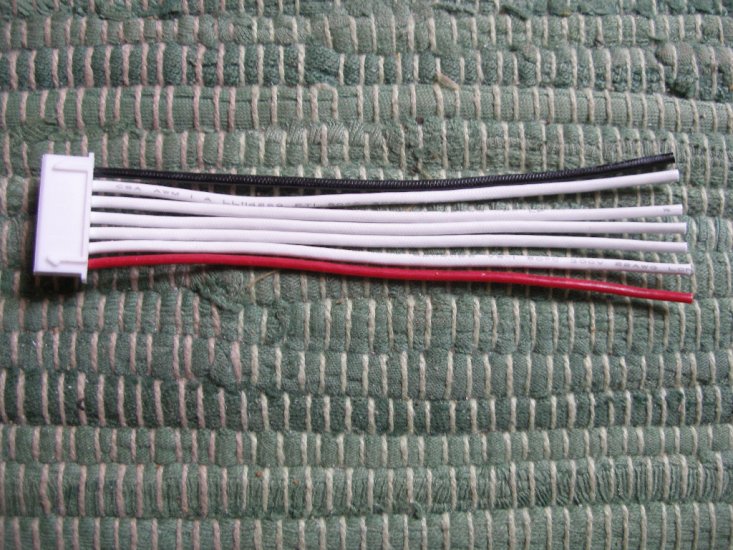 Anschlusskabel für B6 / B8 Ladegeräte, 6S, 10cm - zum Schließen ins Bild klicken
