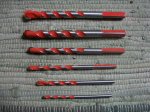 Widia Bohrer Set 4, 5, 6, 8, 10 und 12 mm