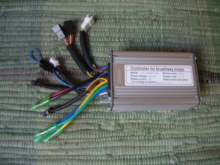 Controller 500 Watt 36 / 48 Volt, 18A, mit Leistungsregelung - zum Schließen ins Bild klicken