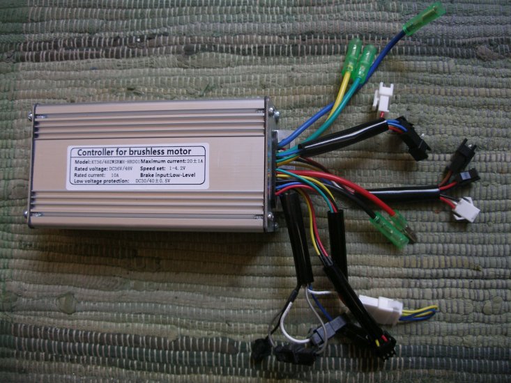 Controller 500 Watt 36 / 48 Volt, 20A, mit Leistungsregelung, 9F - zum Schließen ins Bild klicken