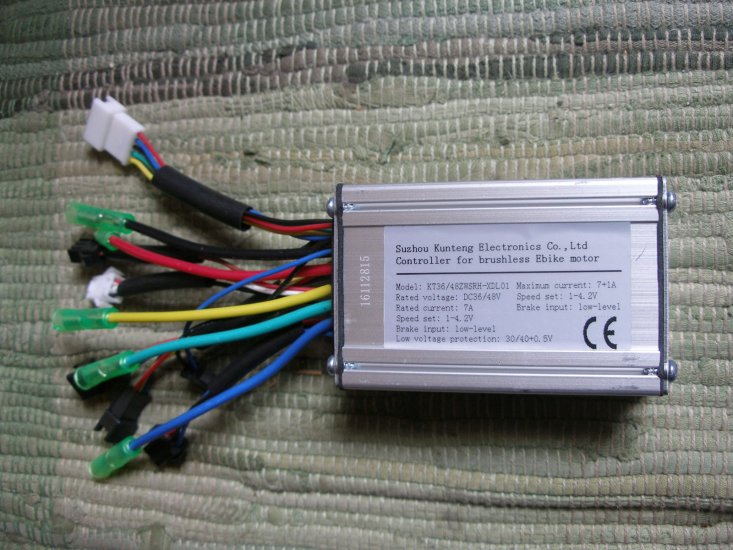 Controller 250 Watt 36 / 48 Volt, 7A, mit Leistungsregelung - zum Schließen ins Bild klicken