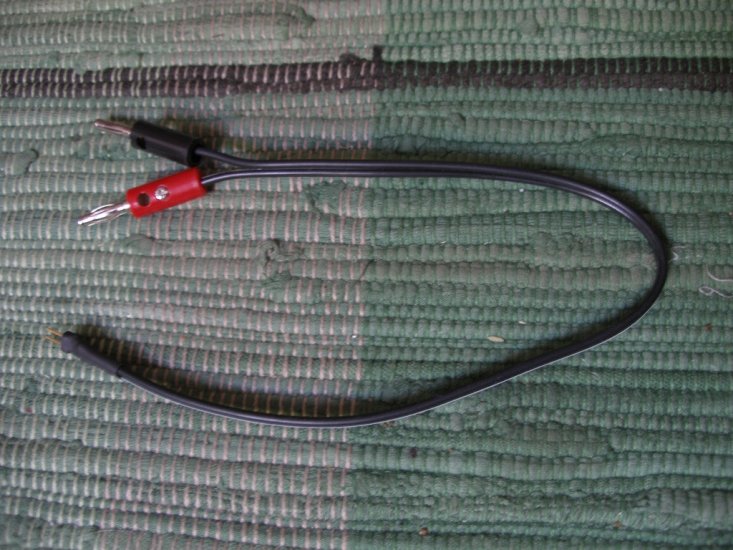 2Pin Messkabel Multimeter - Balancerport - zum Schließen ins Bild klicken