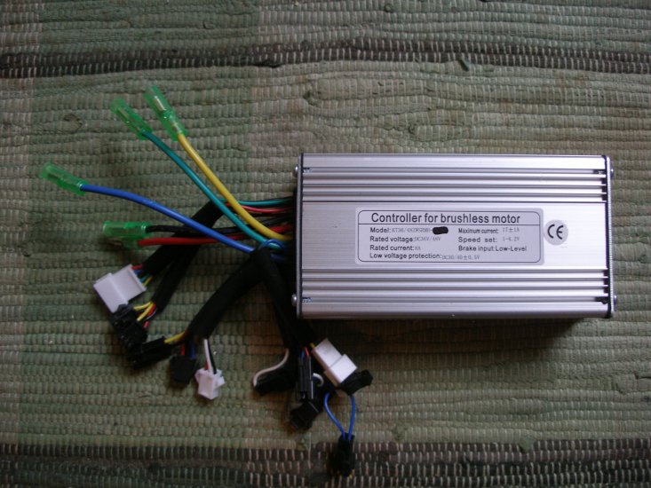 Controller 500 Watt 36 / 48 Volt, 17A, mit Leistungsregelung, 9F - zum Schließen ins Bild klicken