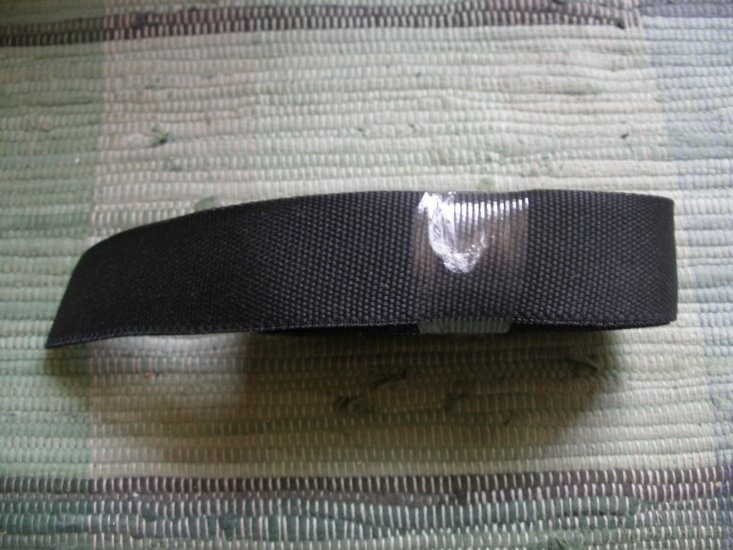Schrumpfschlauch Gewebe Flachmaß 38 mm, schwarz, 1 Meter, 3:1 - zum Schließen ins Bild klicken