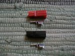 Anderson Power Pole Stecker, 45A, rot und schwarz