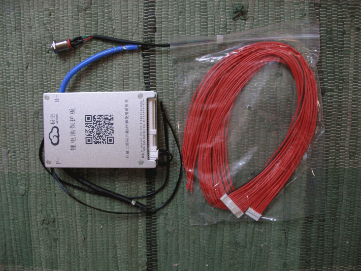 Smart BMS 7S-17S, bis max ca. 40 Ampere, aktiv + bluetooth - zum Schließen ins Bild klicken