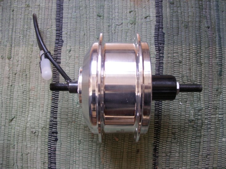 Tongsheng Motor hinten, high torque, CST 230 RPM, 500W - zum Schließen ins Bild klicken