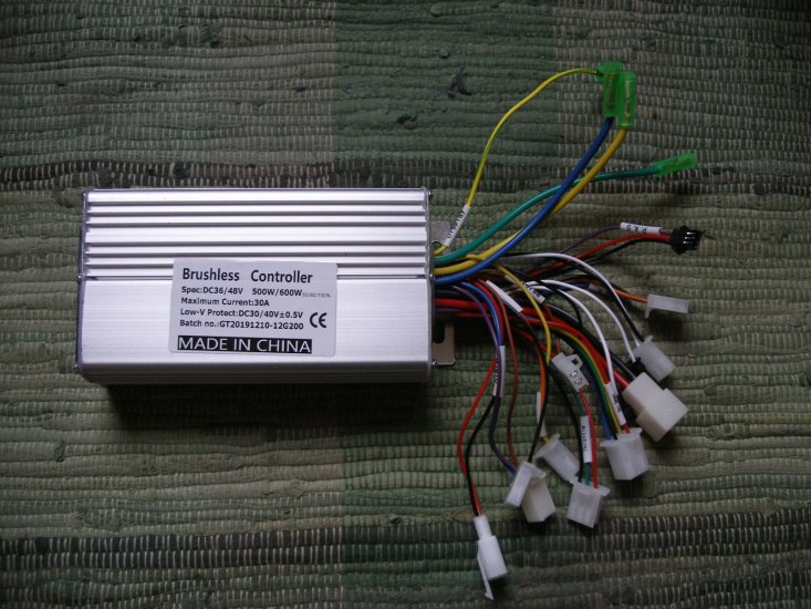 Controller 500-600 Watt 36 / 48 Volt, 15 Ampere - zum Schließen ins Bild klicken
