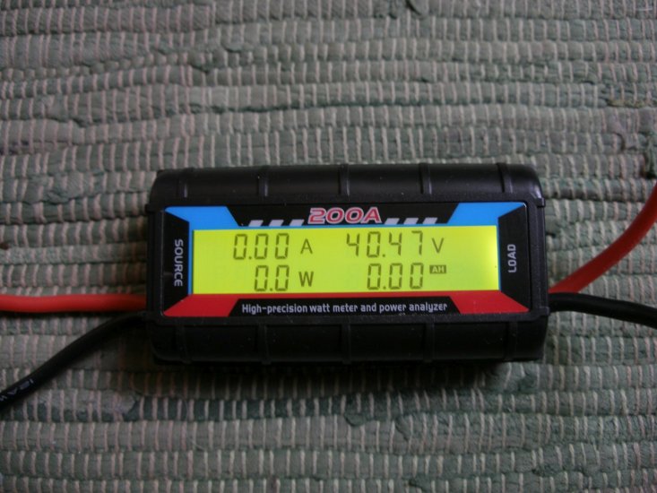 Wattmeter 5-60V, 200A, Typ II - zum Schließen ins Bild klicken