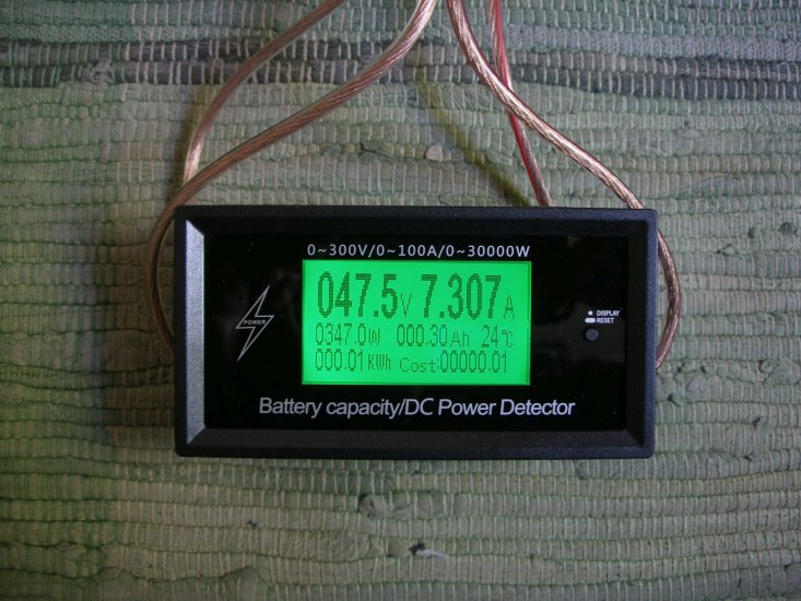 Wattmeter 5 - 300 Volt, 0 - 100 Ampere - zum Schließen ins Bild klicken