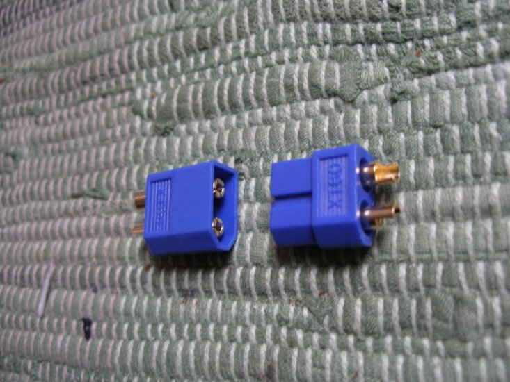 XT60 Hochstromstecker, blau, 1 Paar, noname - zum Schließen ins Bild klicken