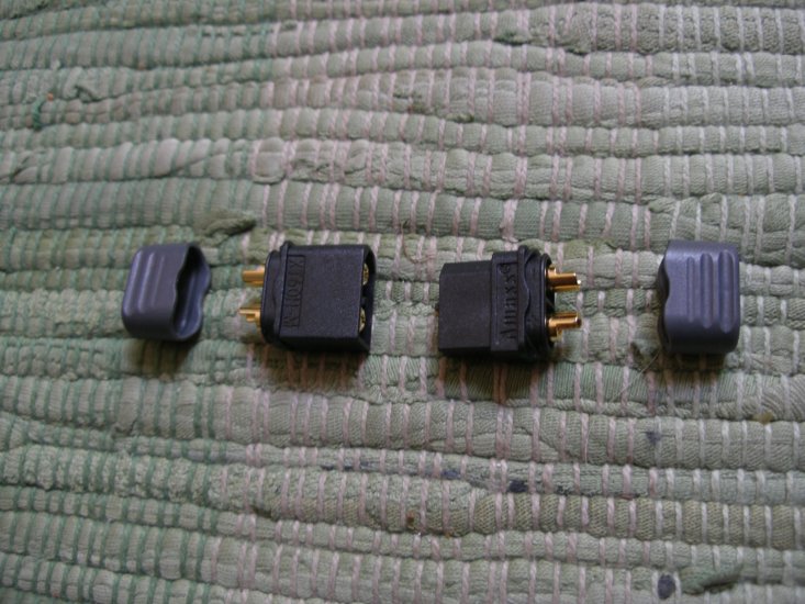 XT60H Hochstromstecker, gelb, 1 Paar, genuine - zum Schließen ins Bild klicken