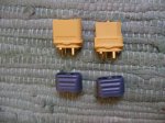 XT60H Hochstromstecker, gelb, 1 Paar, genuine