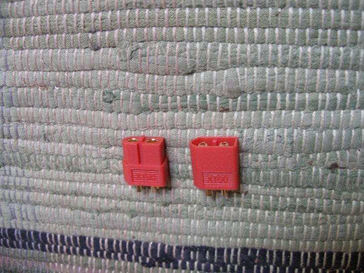 XT60 Hochstromstecker, rot, 1 Paar, noname - zum Schließen ins Bild klicken