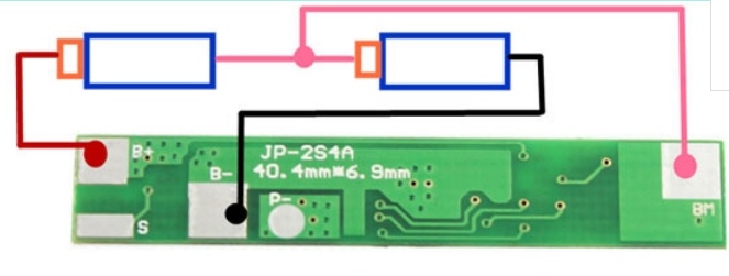 PCB, 2S, 4 Ampere - zum Schließen ins Bild klicken