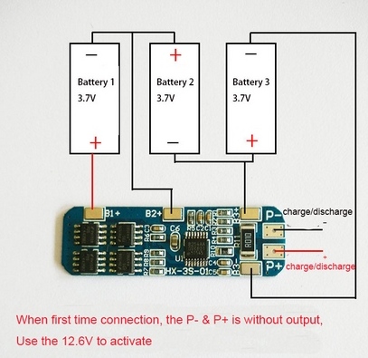 PCB, 3S, 8 Ampere - zum Schließen ins Bild klicken